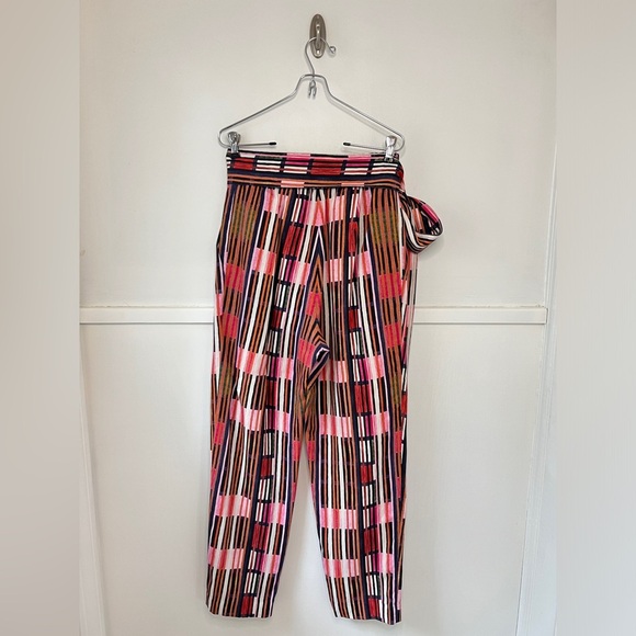 Apiece Apart Isa Wrap Pant in Borderline Print - Picture 7 of 11